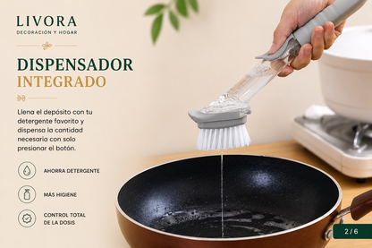 Soap Dispenser 2 Brush Set