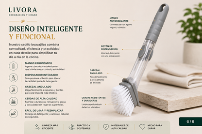 Soap Dispenser 2 Brush Set