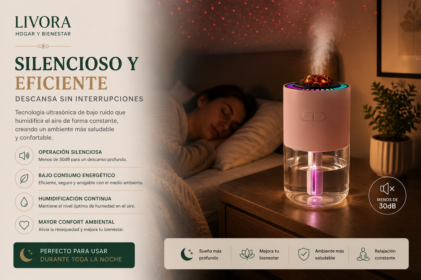 Starry Sky Ambient Light Humidifier