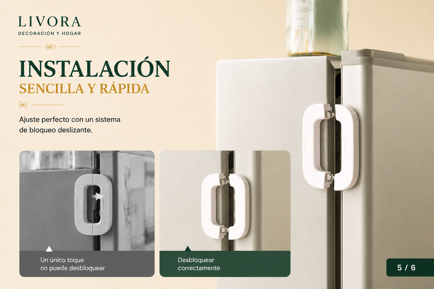 Fridge & Cabinet Safety Lock