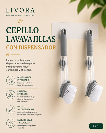 Soap Dispenser 2 Brush Set
