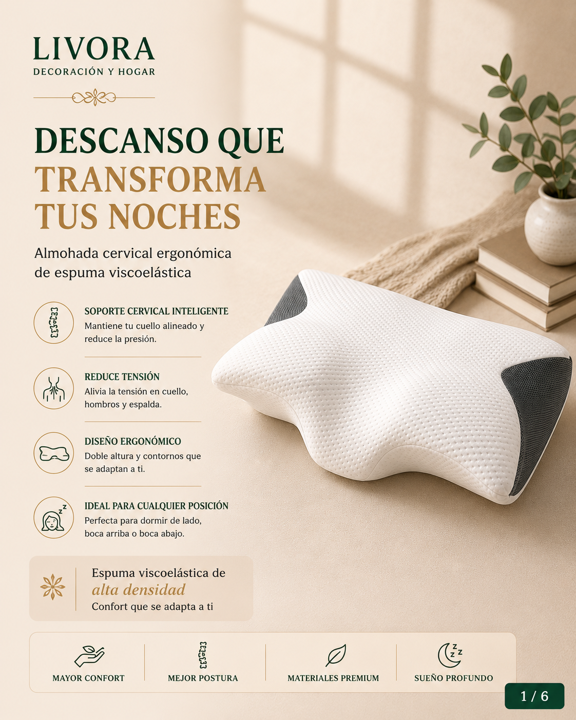 Memory Cotton Pillow