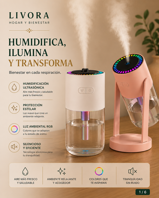 Starry Sky Ambient Light Humidifier
